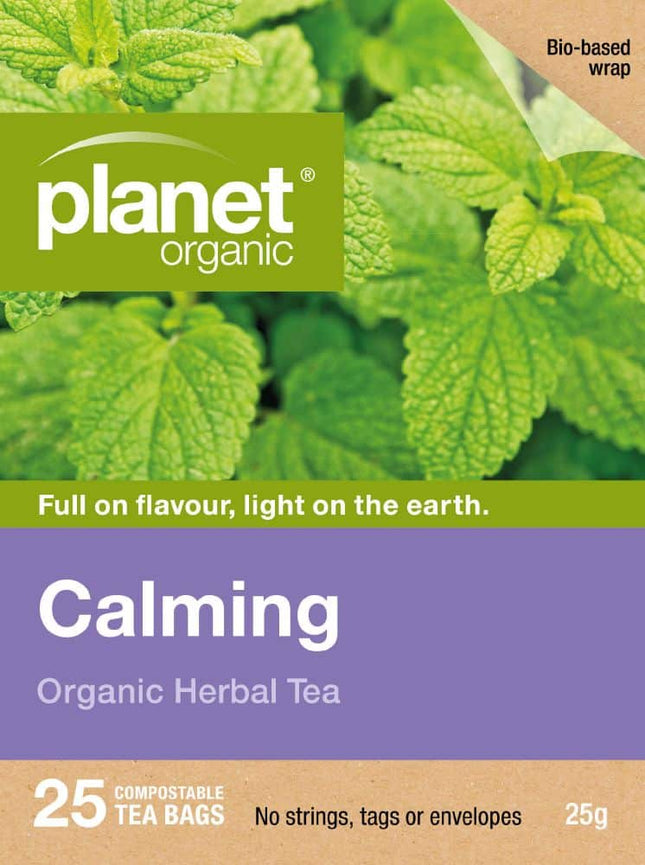 PLANET ORGANIC TEA CALMING X 25 TEA BAGS
