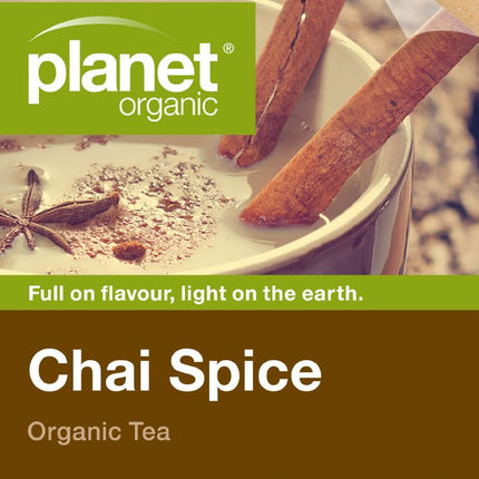 PLANET ORGANIC TEA CHAI SPICE X 25 TEA BAGS