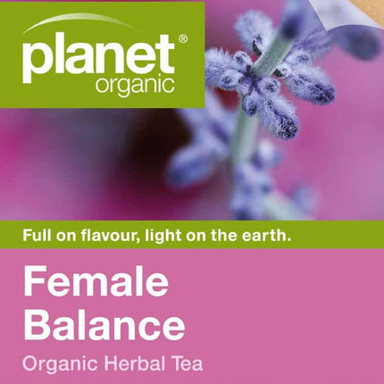 PLANET ORGANIC TEA FEMALE BALANCE X 25 TEA BAGS