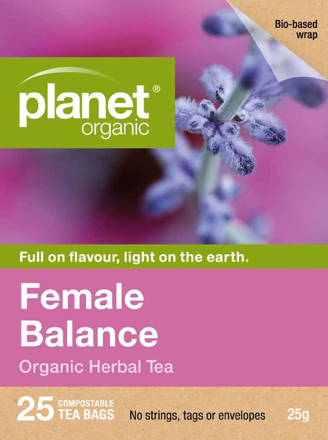 PLANET ORGANIC TEA FEMALE BALANCE X 25 TEA BAGS