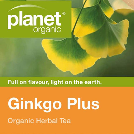 PLANET ORGANIC TEA GINKGO PLUS X 25 TEA BAGS