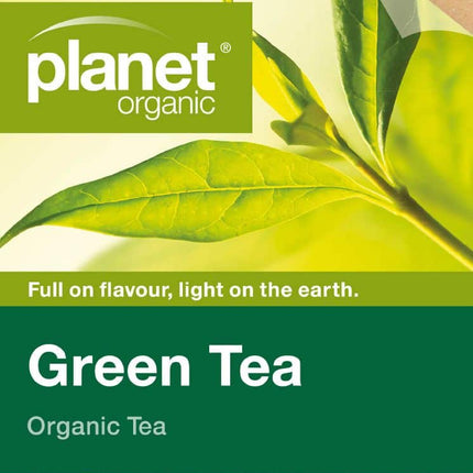 PLANET ORGANIC TEA GREEN TEA X 25 TEA BAGS
