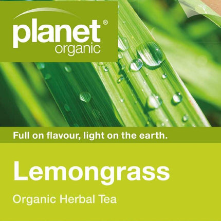 PLANET ORGANIC TEA LEMON GRASS X 25 TEA BAGS