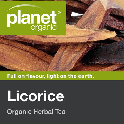 PLANET ORGANIC TEA LICORICE X 25 TEA BAGS