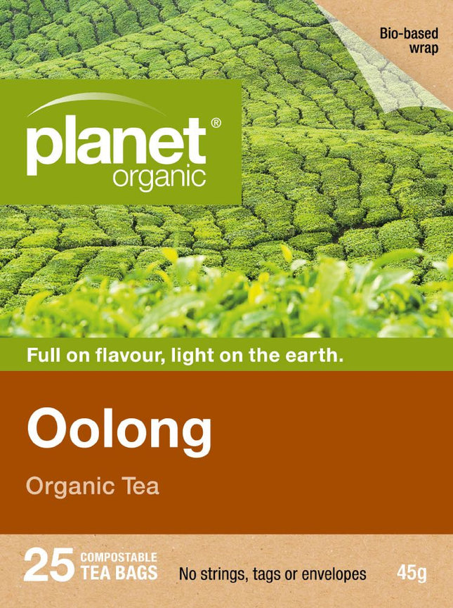 PLANET ORGANIC TEA OOLONG X 25 TEA BAGS