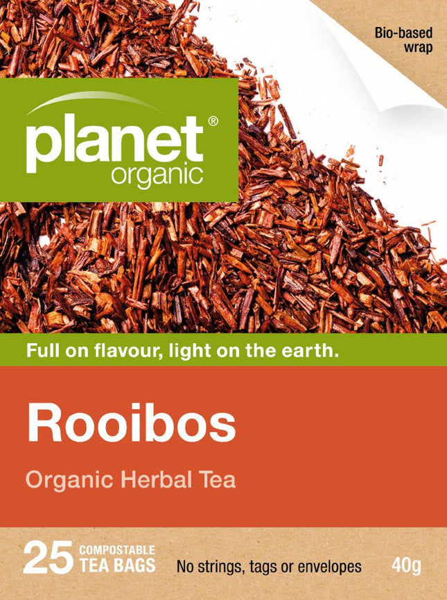 PLANET ORGANIC TEA ROOIBOS X 25 TEA BAGS