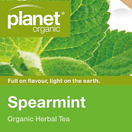 PLANET ORGANIC TEA SPEARMINT X 25 TEA BAGS