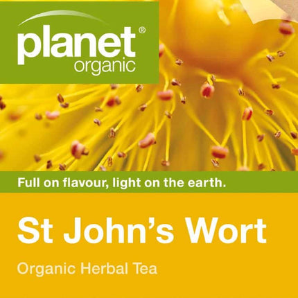 PLANET ORGANIC TEA ST JOHNS WORT X 25 TEA BAGS