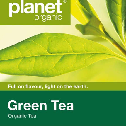PLANET ORGANIC TEA GREEN TEA X 50 TEA BAGS