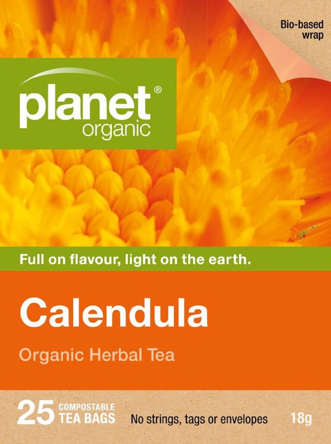PLANET ORGANIC TEA CALENDULA X 25 TEA BAGS