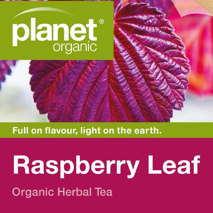 PLANET ORGANIC TEA RASPBERRY LEAF X 25 TEA BAGS