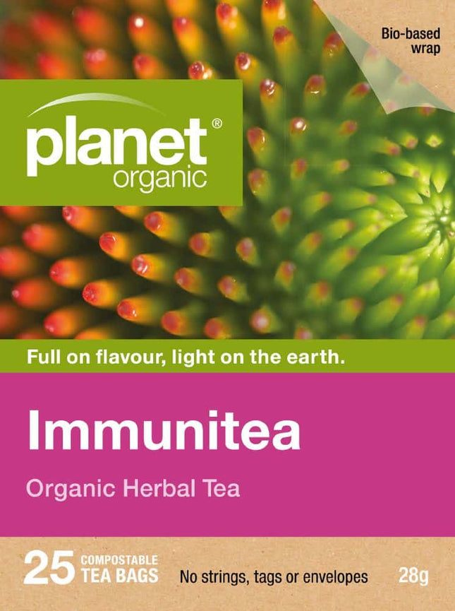 PLANET ORGANIC TEA IMMUNITEA X 25 TEA BAGS