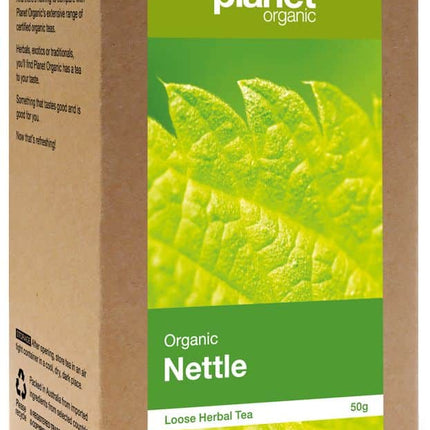 PLANET ORGANIC TEA NETTLE LOOSE LEAF 50G