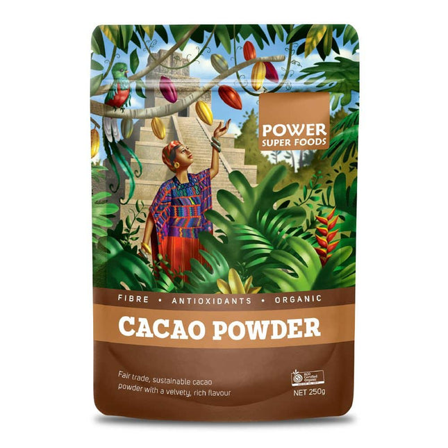 POWER SUPER FOODS CACAO POWDER ORGANIC 250G