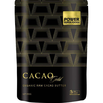 POWER SUPER FOODS CACAO GOLD BUTTER RAW ORGANIC 250G