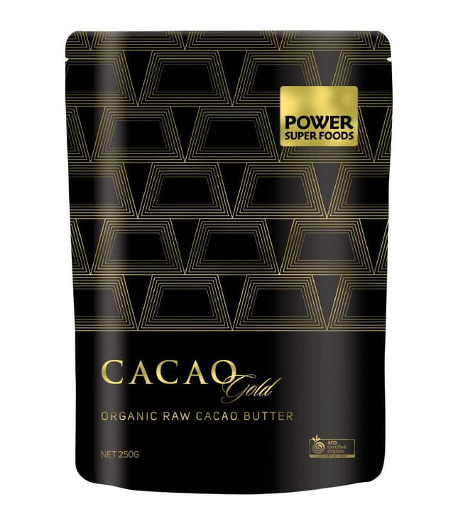 POWER SUPER FOODS CACAO GOLD BUTTER RAW ORGANIC 250G