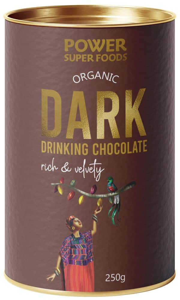 POWER SUPER FOODS DARK DRINKING CHOCOLATE ORG 250G