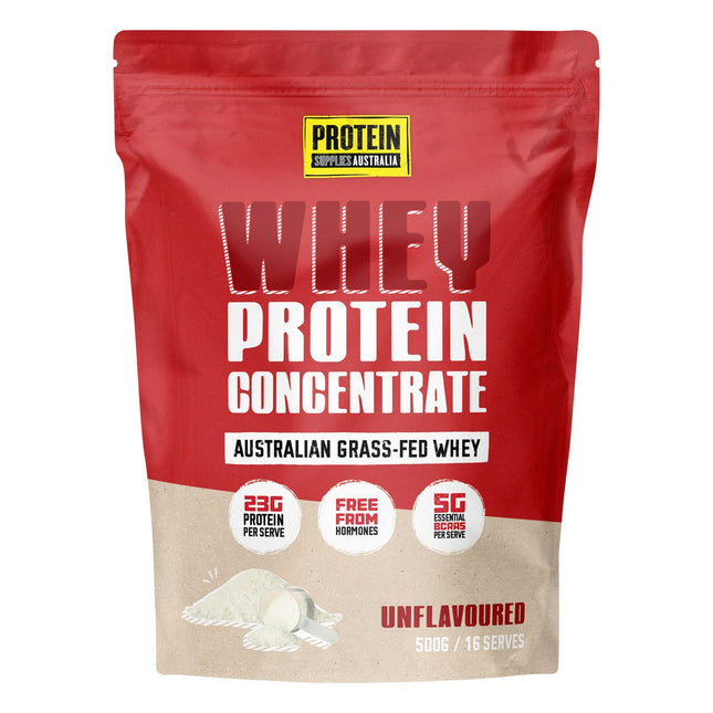 PROTEIN SUPPLIES AUSTRALIA - WPC WHEY PROTEIN CONCENTRATE PURE 500G