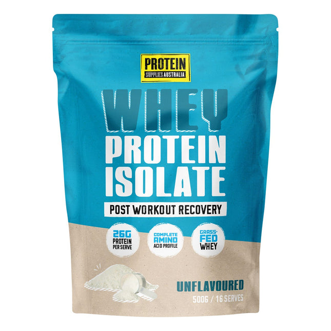 PROTEIN SUPPLIES AUSTRALIA - WPI WHEY PROTEIN ISOLATE PURE 500G