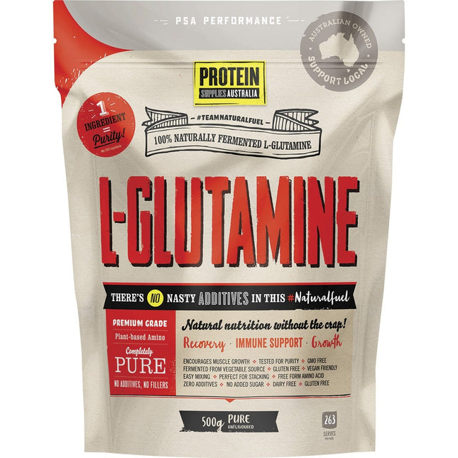 Protein Supplies Australia - L-Glutamine Plant Based Pure