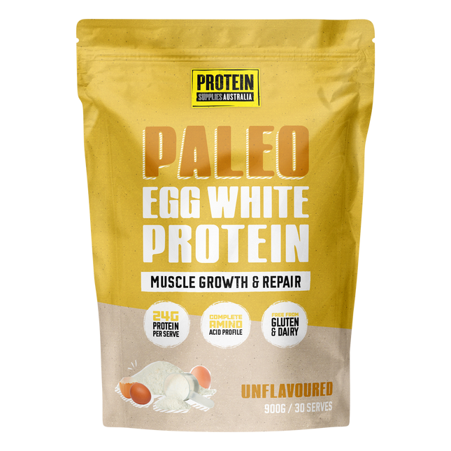 Protein Supplies Australia Paleo Egg White Protein Unflavoured 900g
