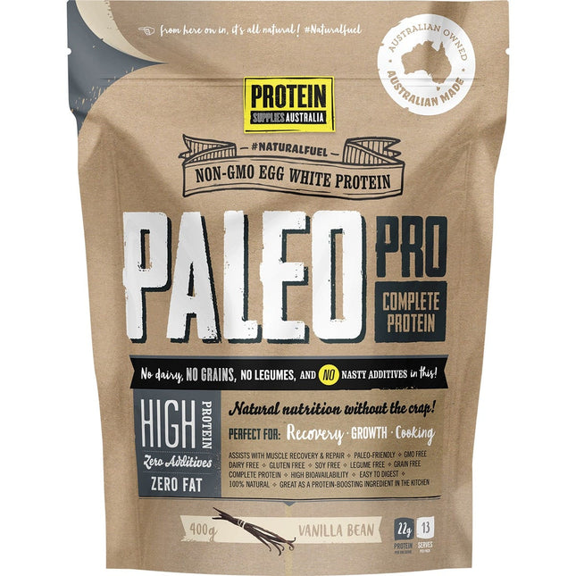 Protein Supplies Australia - PaleoPro Egg White Protein Vanilla Bean