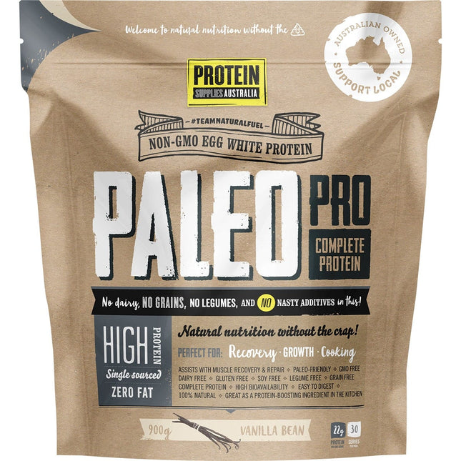 Protein Supplies Australia - PaleoPro Egg White Protein Vanilla Bean