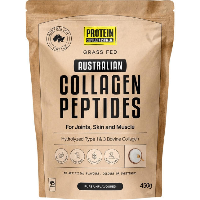 Protein Supplies Australia Collagen Peptides Pure Unflavoured 450g