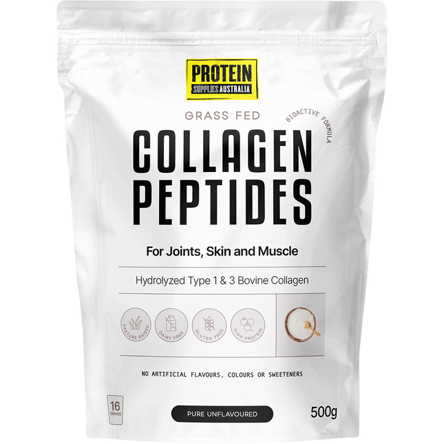 Protein Supplies Australia Collagen Peptides Pure Unflavoured 500g