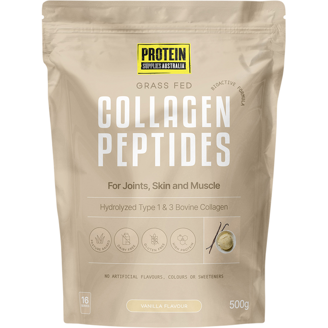 Protein Supplies Australia Collagen Peptides Vanilla 500g