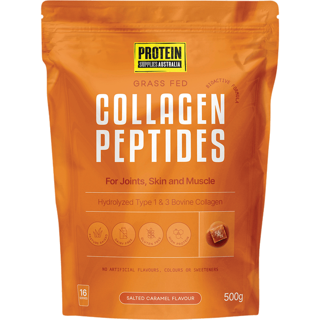 Protein Supplies Australia Collagen Peptides Salted Caramel 500g