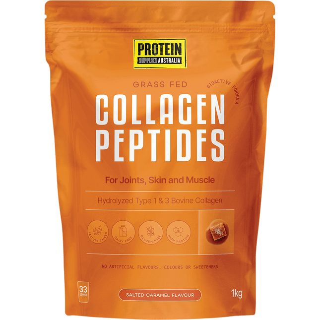 Protein Supplies Australia Collagen Peptides Salted Caramel 1kg