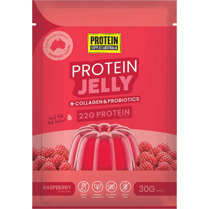 Protein Supplies Australia - Protein Jelly with Collagen Raspberry