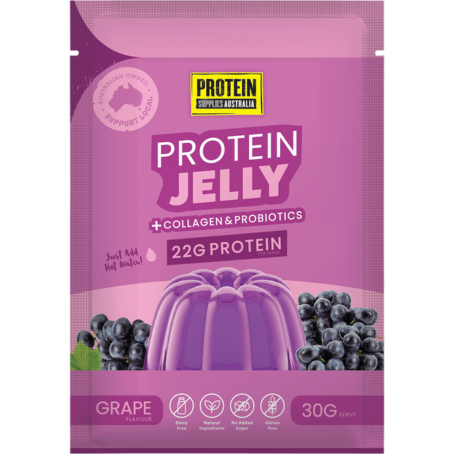 Protein Supplies Australia Protein Jelly Grape 12 x 30g