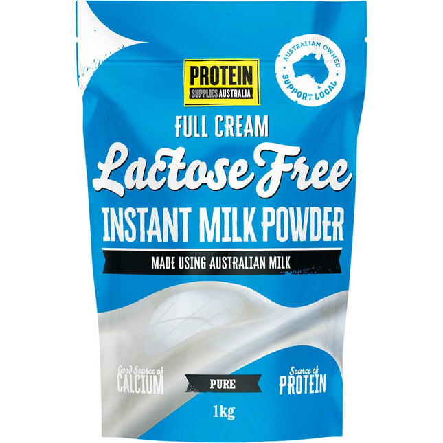 Protein Supplies Australia - Instant Milk Powder Lactose Free - 1kg