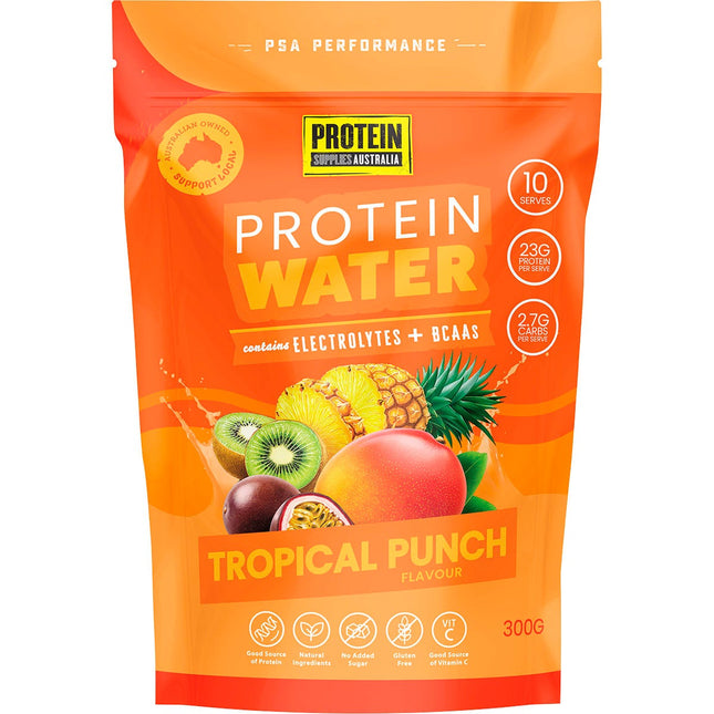 Protein Supplies Australia - Protein Water Tropical Punch - 300g