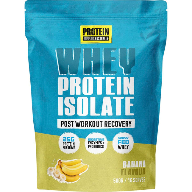 Protein Supplies Australia - WPI Whey Protein Isolate Banana