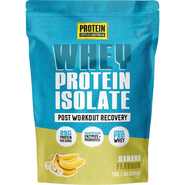 Protein Supplies Australia - WPI Whey Protein Isolate Banana