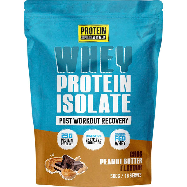 Protein Supplies Australia - WPI Whey Protein Isolate Choc Peanut Butter