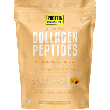 Protein Supplies Australia - Collagen Peptides Mango Passionfruit - 500g