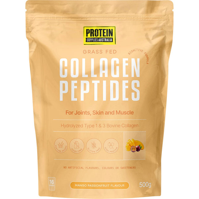 Protein Supplies Australia - Collagen Peptides Mango Passionfruit - 500g