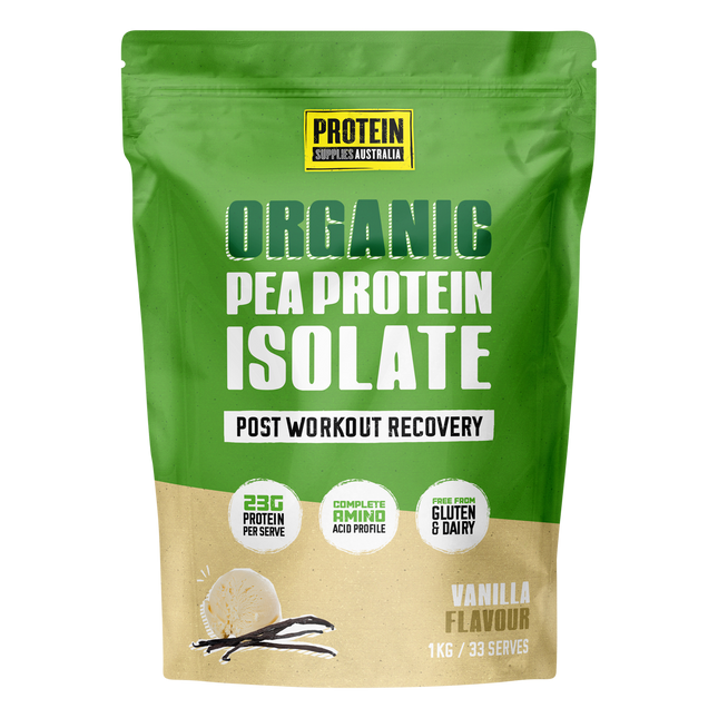 Protein Supplies Australia Pea Protein Isolate Vanilla 1kg