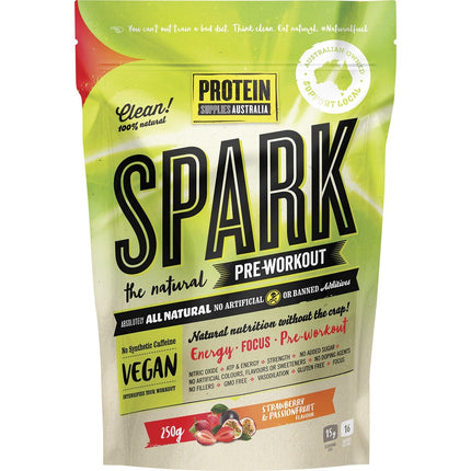 Protein Supplies Australia - Spark Natural Pre-workout Strawberry Passionfruit