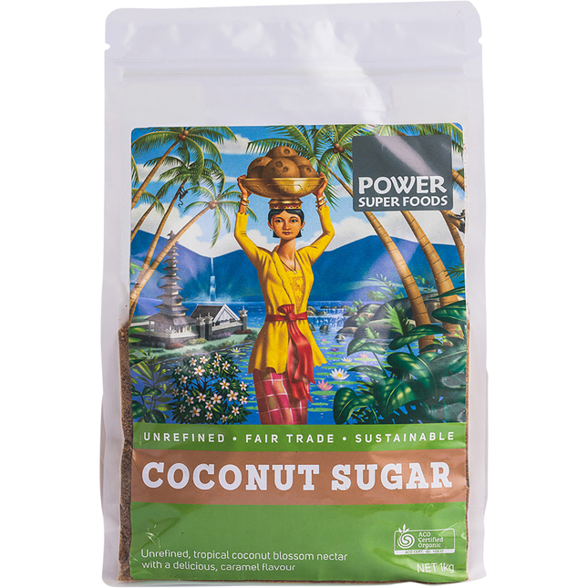 Power Super Foods Certified Organic Coconut Sugar 1kg