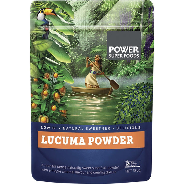 Power Super Foods - Lucuma Powder Certified Organic - 185g