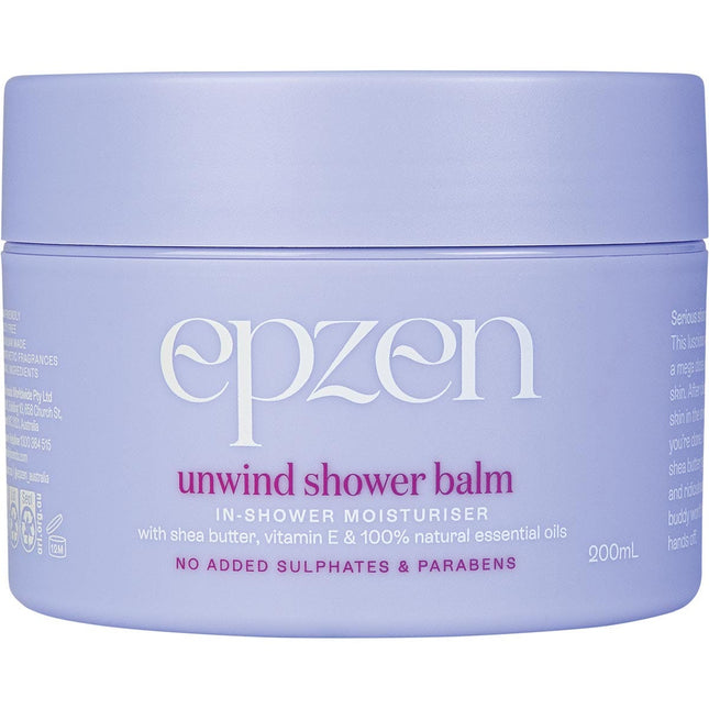 EPZEN Unwind Shower Balm In-shower Moisturiser 200ml | Face Moisturiser
