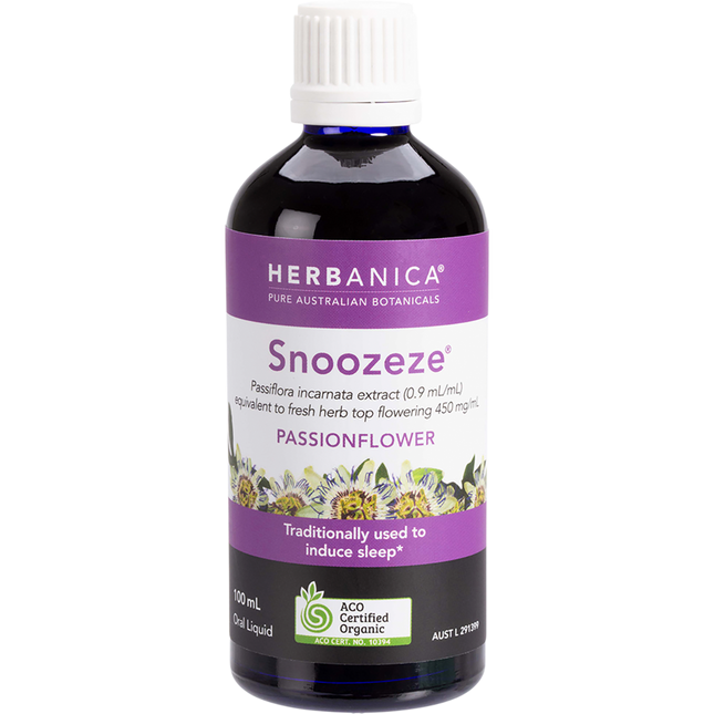 PPC Herbs Herbanica Herbal Tincture Snoozeze Passionflower 100ml
