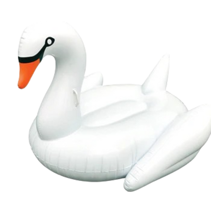 Palm Beach White Swan Ride-On Pool Float