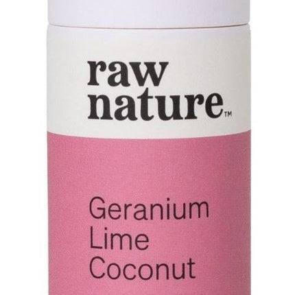 RAW NATURE DEODORANT GERANIUM + LIME 50G