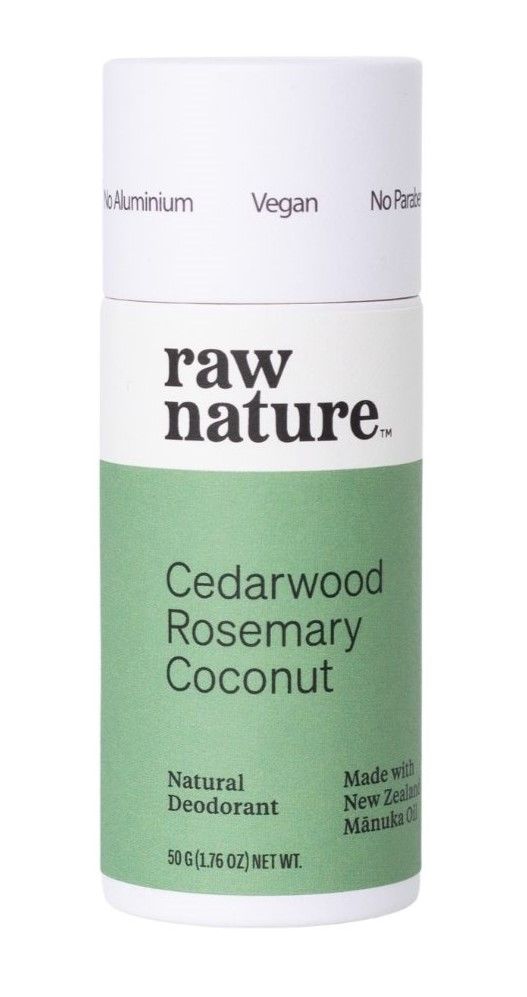 RAW NATURE DEODORANT CEDARWOOD + ROSEMARY 50G